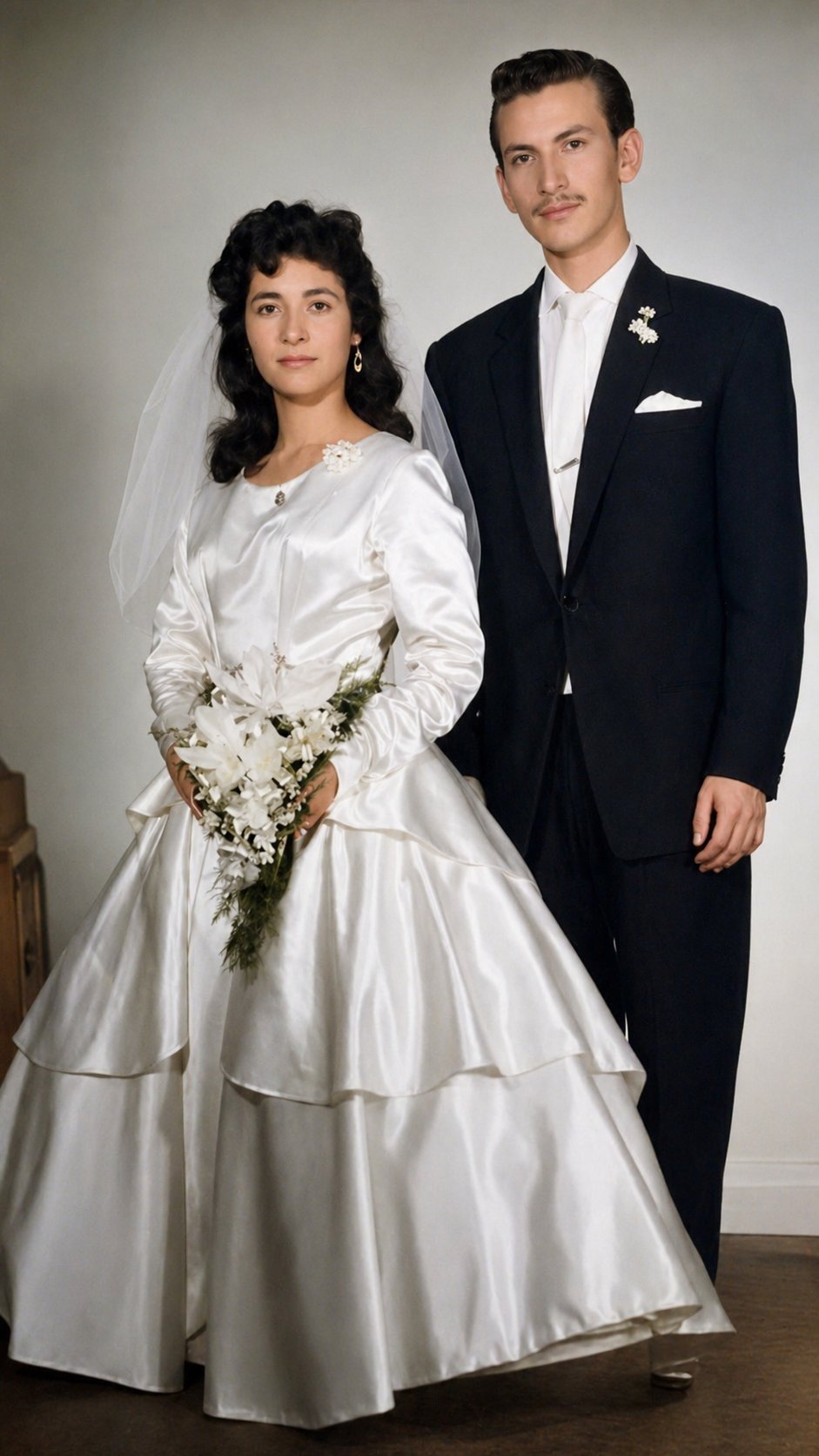 Estanislao and Antonia Rivera on their wedding day